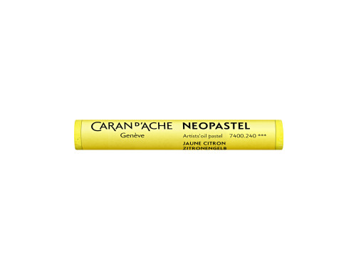 Neopastel Artists' oil pastel - Caran d'Ache - 240, Lemon Yellow
