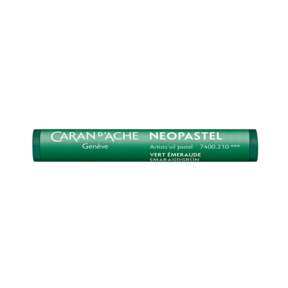 Neopastel Artists' oil pastel - Caran d'Ache - 210, Emerald Green