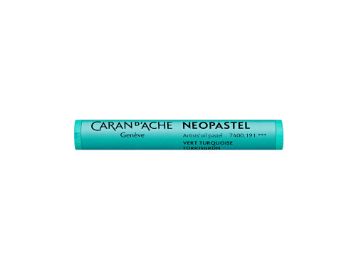 Neopastel Artists' oil pastel - Caran d'Ache - 191, Turquoise Green
