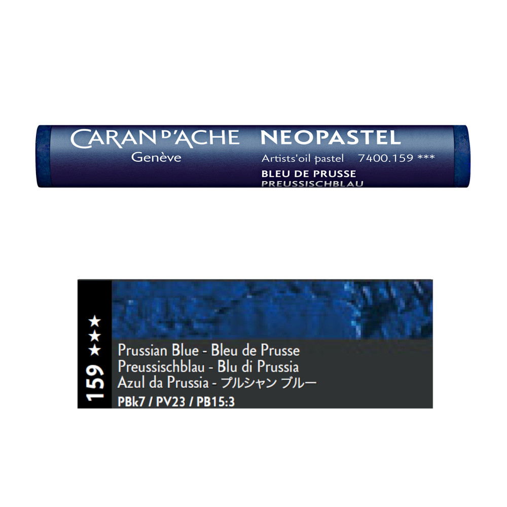 Pastele olejne Neopastel - Caran d'Ache - 159, Prussian Blue
