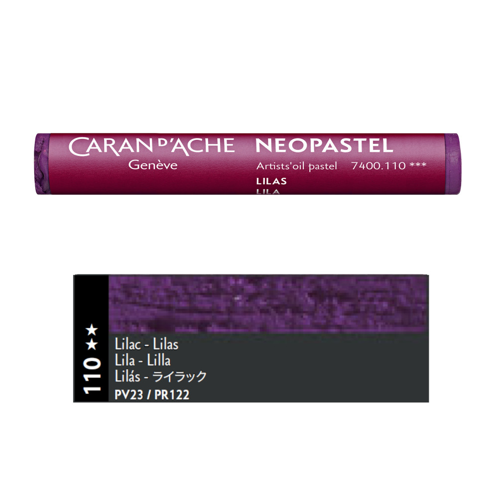 Neopastel Artists' oil pastel - Caran d'Ache - 110, Lilac