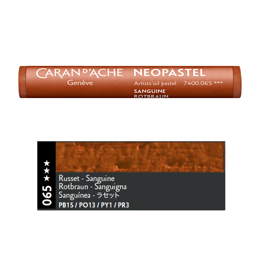 Pastele olejne Neopastel - Caran d'Ache - 065, Russet
