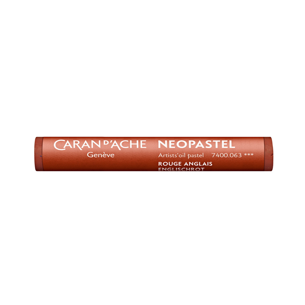 Neopastel Artists' oil pastel - Caran d'Ache - 063, English Red