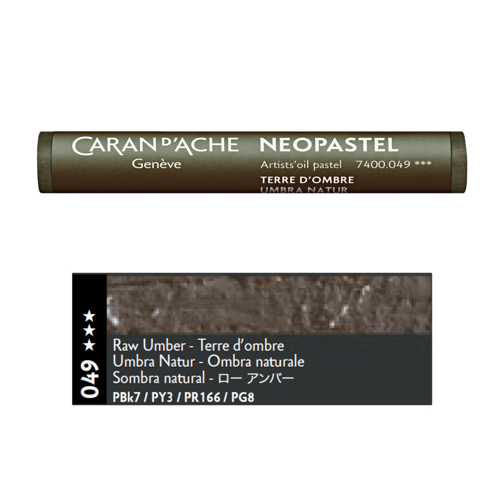 Pastele olejne Neopastel - Caran d'Ache - 049, Raw Umber