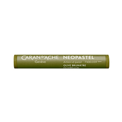Neopastel Artists' oil pastel - Caran d'Ache - 039, Olive Brown