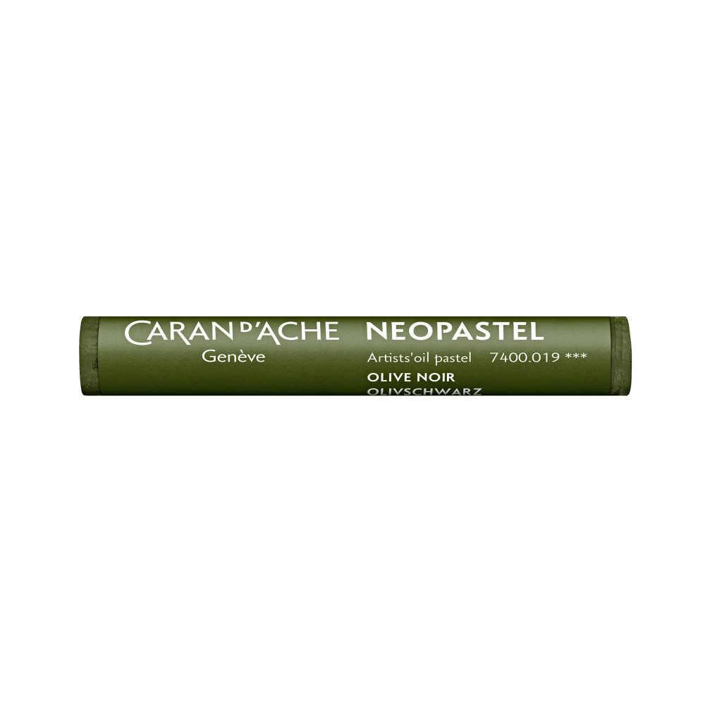 Neopastel Artists' oil pastel - Caran d'Ache - 019, Olive Black