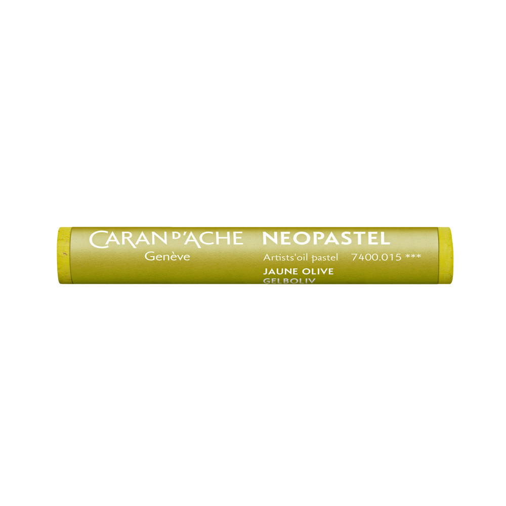 Neopastel Artists' oil pastel - Caran d'Ache - 015, Olive Yellow
