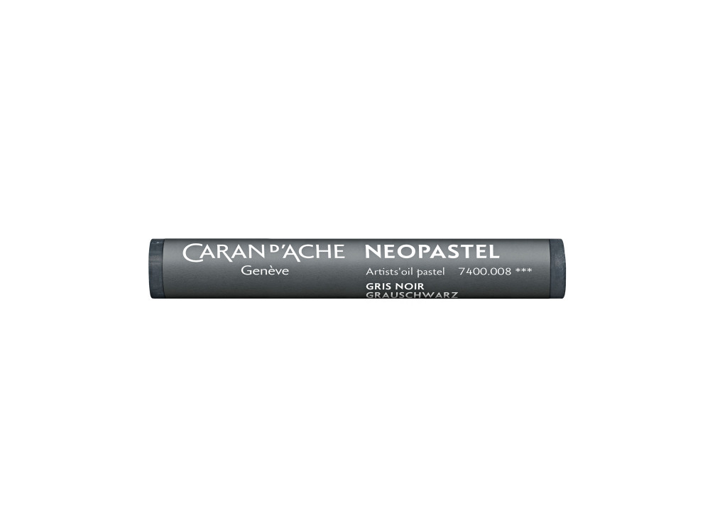 Neopastel Artists' oil pastel - Caran d'Ache - 008, Greyish Black