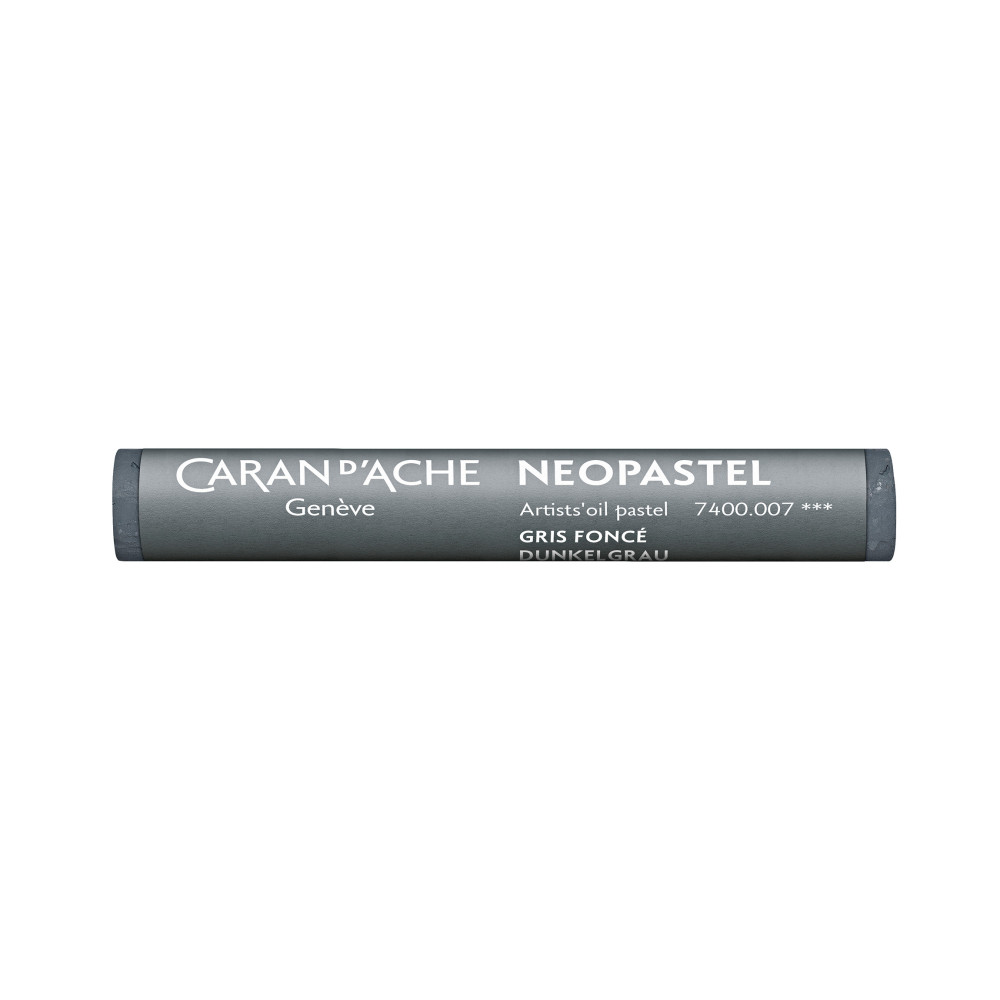 Neopastel Artists' oil pastel - Caran d'Ache - 007, Dark Grey