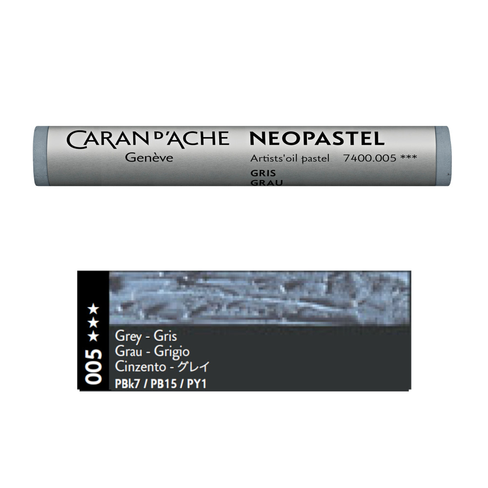 Pastele olejne Neopastel - Caran d'Ache - 005, Grey
