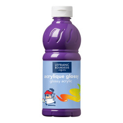 Farba akrylowa Glossy - Lefranc & Bourgeois - Violet, 500 ml