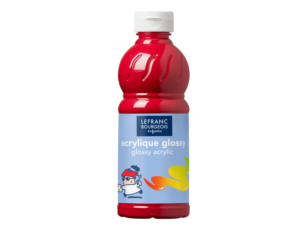 Farba akrylowa Glossy - Lefranc & Bourgeois - Magenta, 500 ml