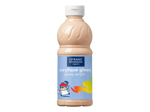 Farba akrylowa Glossy - Lefranc & Bourgeois - Peach, 500 ml