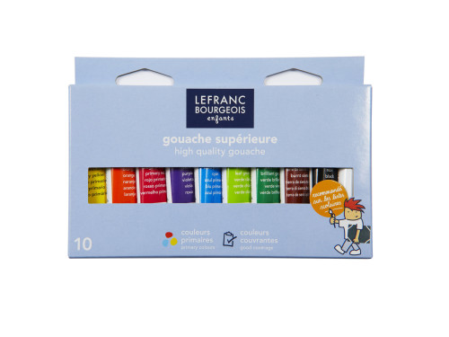 Set of Gouache paints - Lefranc & Bourgeois - 10 x 10 ml