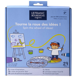 Zestaw kreatywny, Spin the wheel of ideas! - Lefranc & Bourgeois - 29 szt.