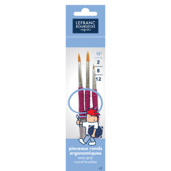 Set of synthetic brushes,...