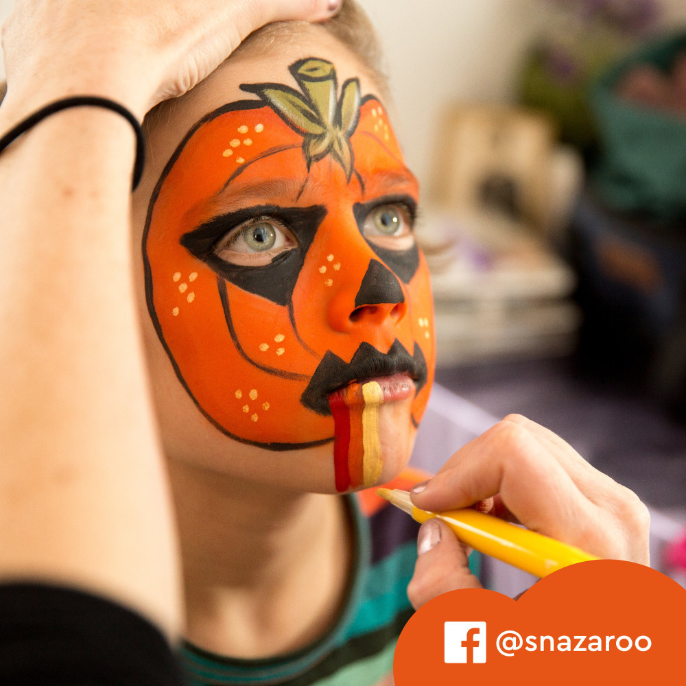 Face and body make-up brush paint, Jungle - Snazaroo - 3 pcs.