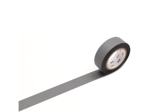 Taśma papierowa washi - MT Masking Tape - Matte Gray, 7 m