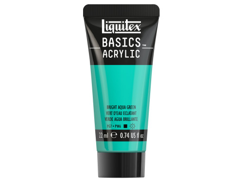 Farba akrylowa Basics Acrylic - Liquitex - 660, Bright Aqua Green, 22 ml