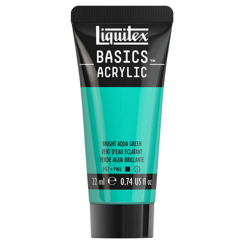 Basics Acrylic paint - Liquitex - 660, Bright Aqua Green, 22 ml