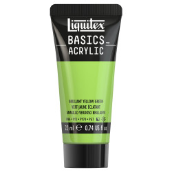 Farba akrylowa Basics Acrylic - Liquitex - 840, Brilliant Yellow Green, 22 ml
