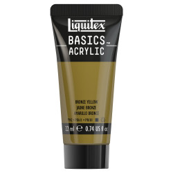 Basics Acrylic paint - Liquitex - 530, Bronze Yellow, 22 ml