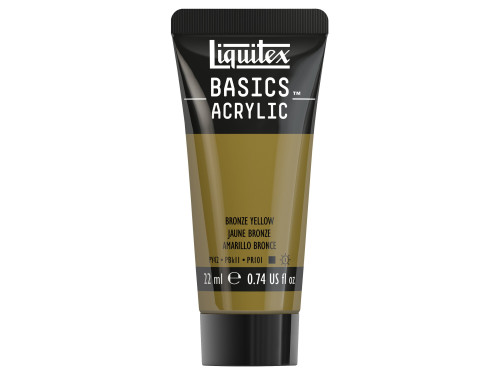 Farba akrylowa Basics Acrylic - Liquitex - 530, Bronze Yellow, 22 ml