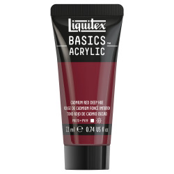 Basics Acrylic paint - Liquitex - 311, Cadmium Red Deep Hue, 22 ml