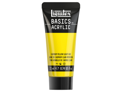 Farba akrylowa Basics Acrylic - Liquitex - 159, Cadmium Yellow Light Hue, 22 ml