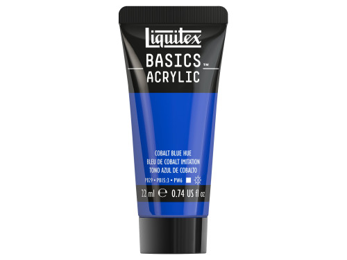 Farba akrylowa Basics Acrylic - Liquitex - 381, Cobalt Blue Hue, 22 ml
