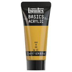 Basics Acrylic paint - Liquitex - 051, Gold, 22 ml
