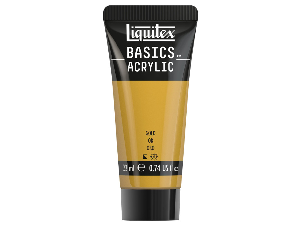 Basics Acrylic paint - Liquitex - 051, Gold, 22 ml