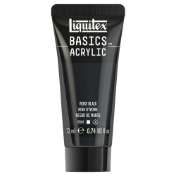 Farba akrylowa Basics Acrylic - Liquitex - 244, Ivory Black, 22 ml