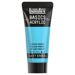 Farba akrylowa Basics Acrylic - Liquitex - 770, Light Blue Permanent, 22 ml