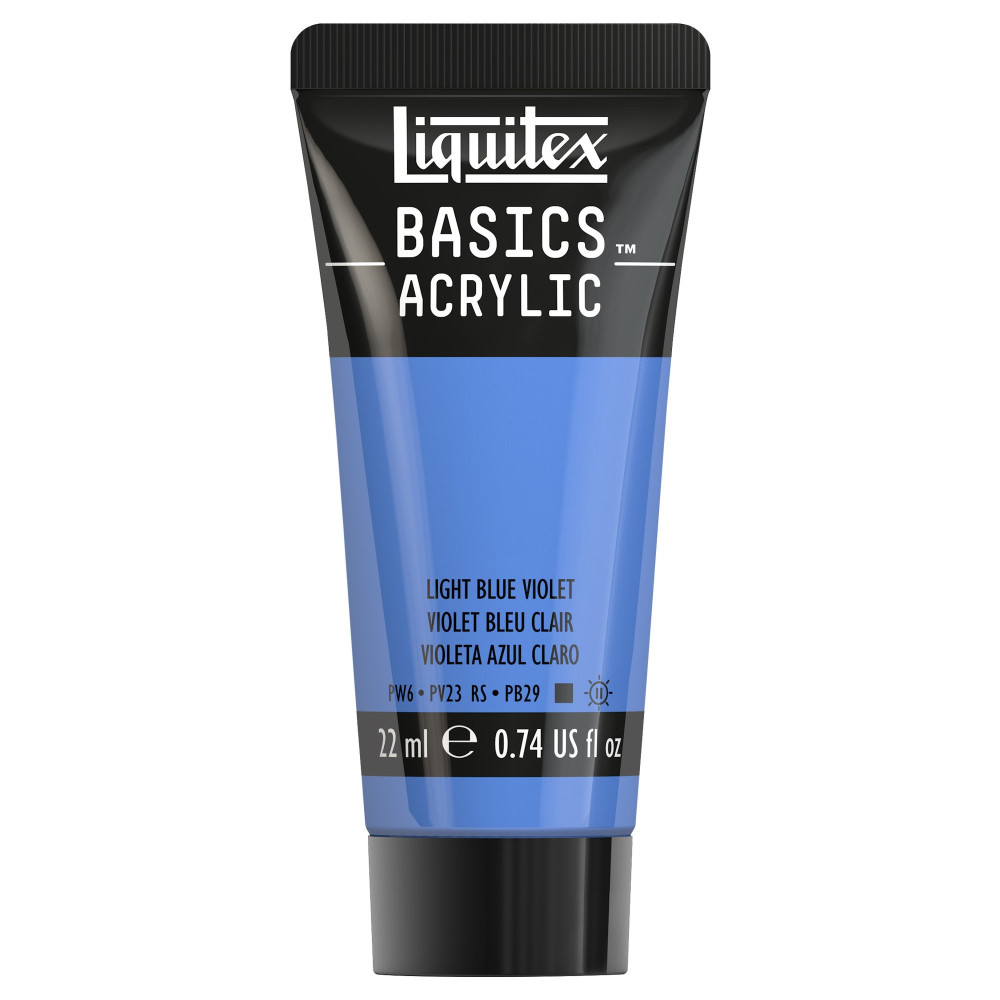 Farba akrylowa Basics Acrylic - Liquitex - 680, Light Blue Violet, 22 ml
