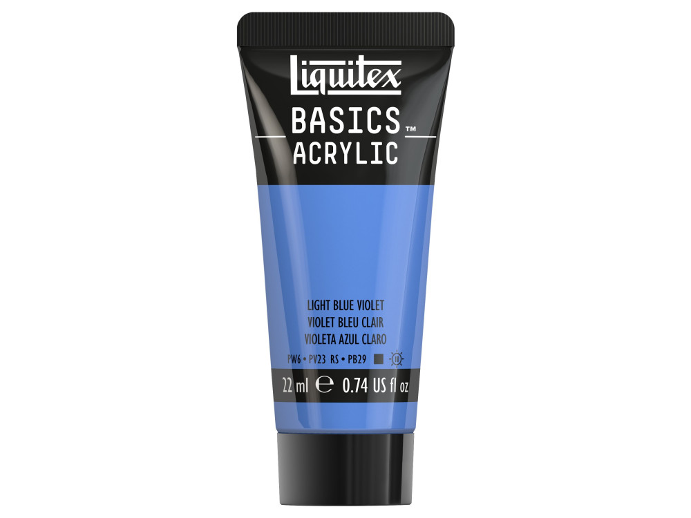 Basics Acrylic paint - Liquitex - 680, Light Blue Violet, 22 ml