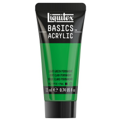 Farba akrylowa Basics Acrylic - Liquitex - 312, Light Green Permanent, 22 ml