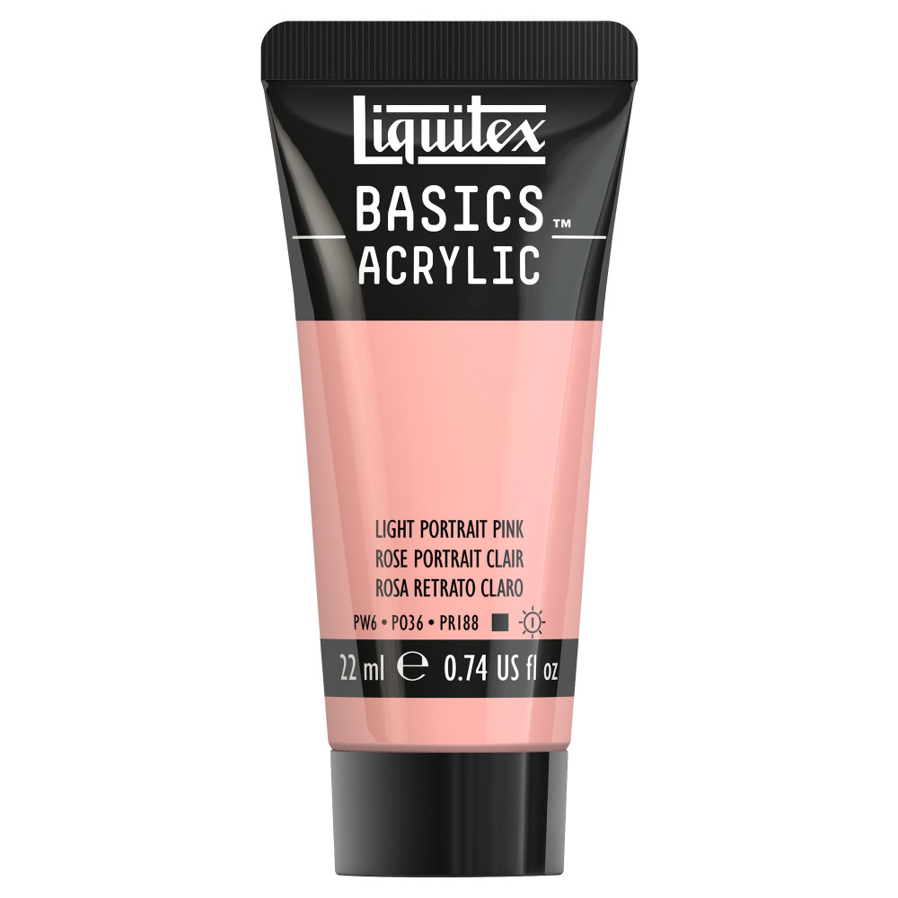 Farba akrylowa Basics Acrylic - Liquitex - 810, Light Portrait Pink, 22 ml