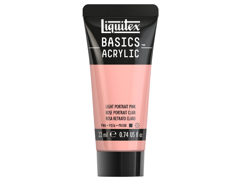 Farba akrylowa Basics Acrylic - Liquitex - 810, Light Portrait Pink, 22 ml