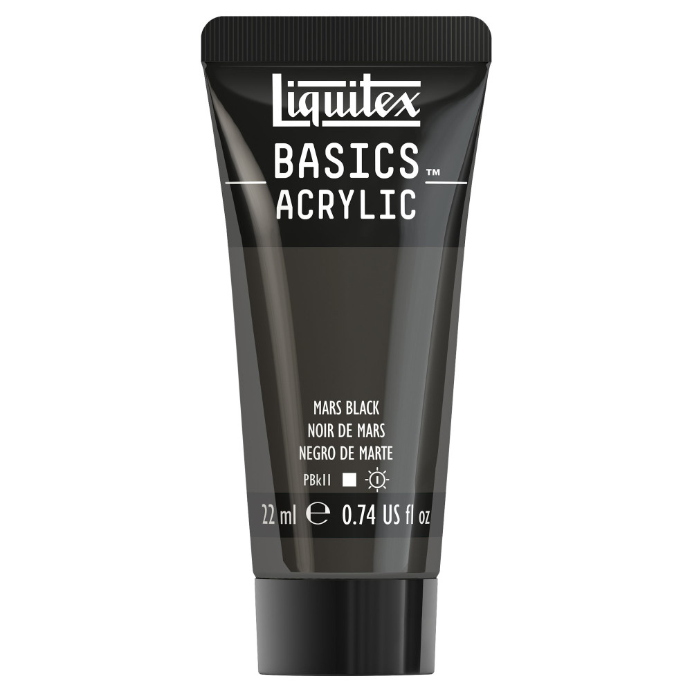 Basics Acrylic paint - Liquitex - 276, Mars Black, 22 ml