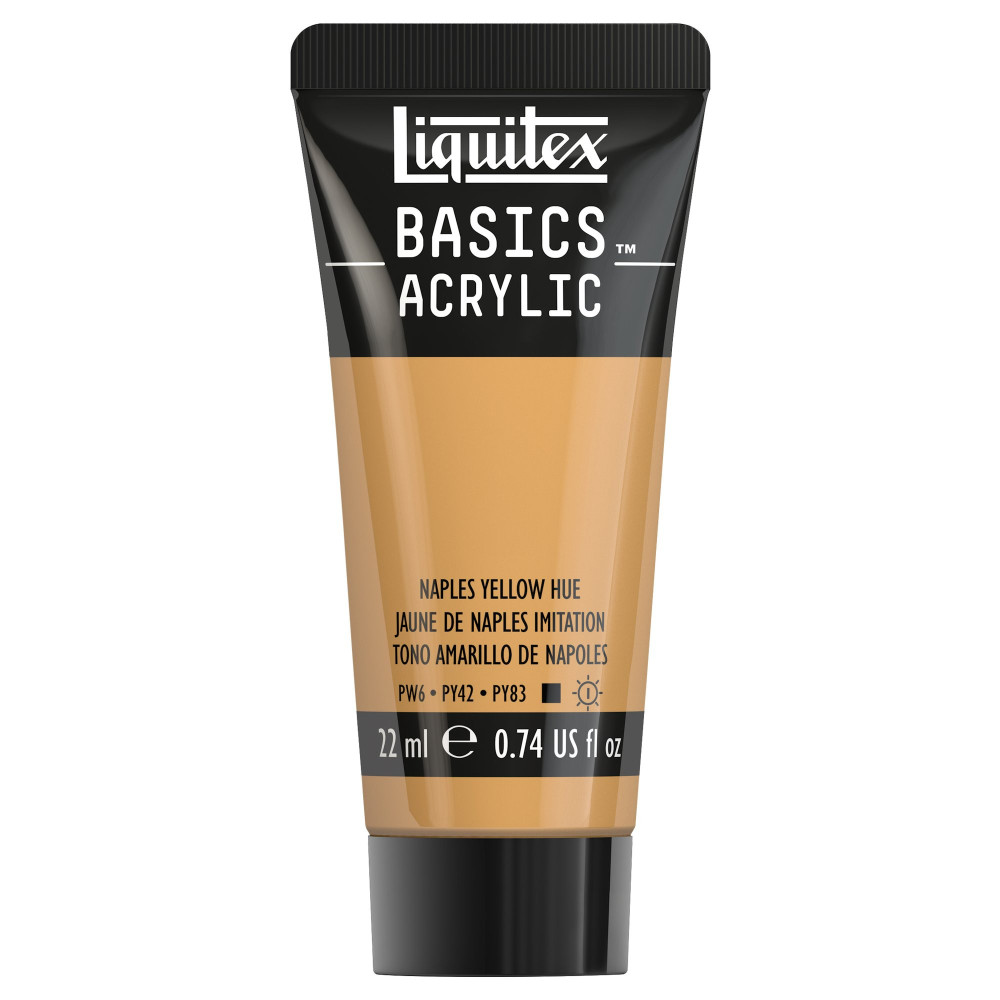 Basics Acrylic paint - Liquitex - 601, Naples Yellow Hue, 22 ml