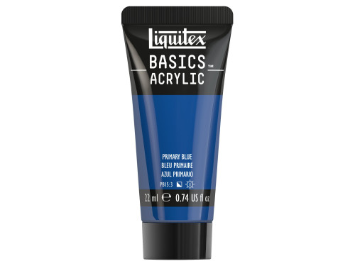 Farba akrylowa Basics Acrylic - Liquitex - 420, Primary Blue, 22 ml