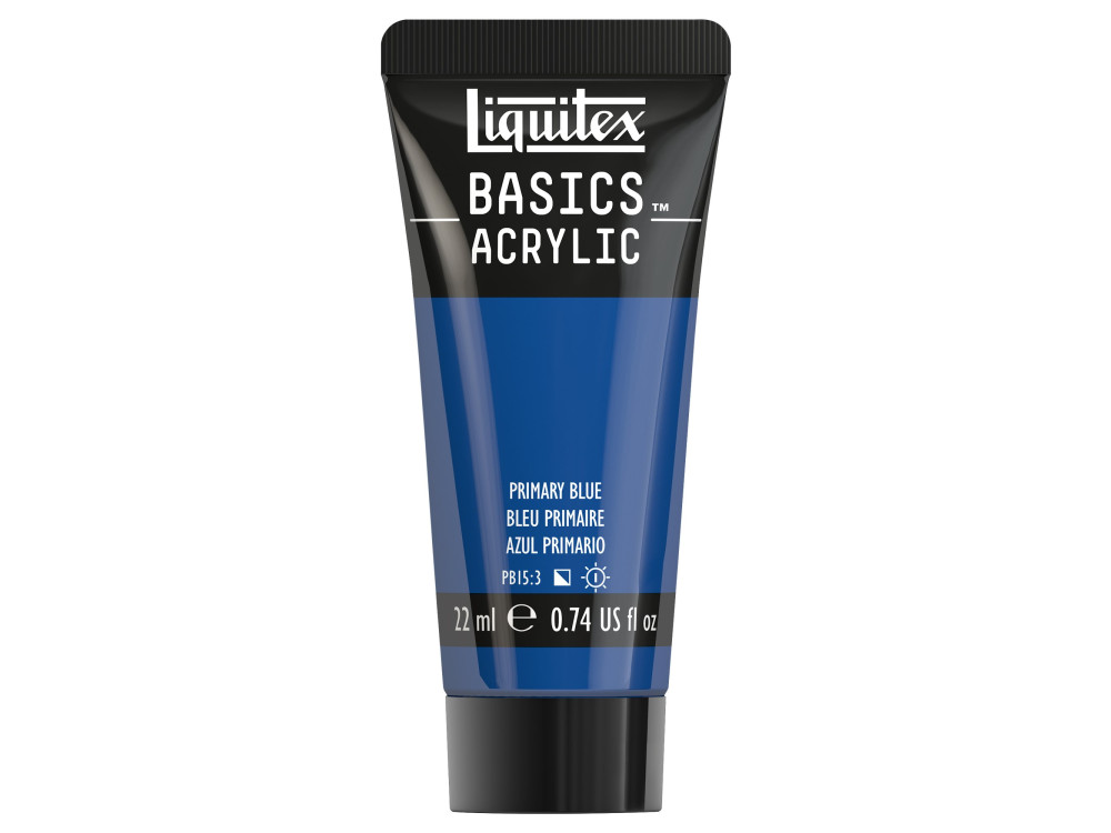 Farba akrylowa Basics Acrylic - Liquitex - 420, Primary Blue, 22 ml