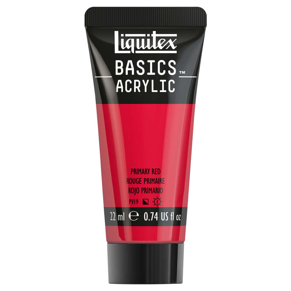 Farba akrylowa Basics Acrylic - Liquitex - 415, Primary Red, 22 ml