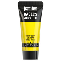Basics Acrylic paint - Liquitex - 410, Primary Yellow, 22 ml