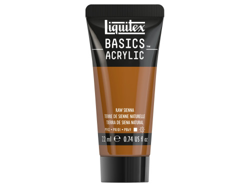 Basics Acrylic paint - Liquitex - 330, Raw Sienna, 22 ml