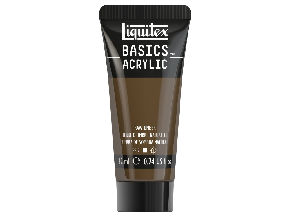 Basics Acrylic paint - Liquitex - 331, Raw Umber, 22 ml