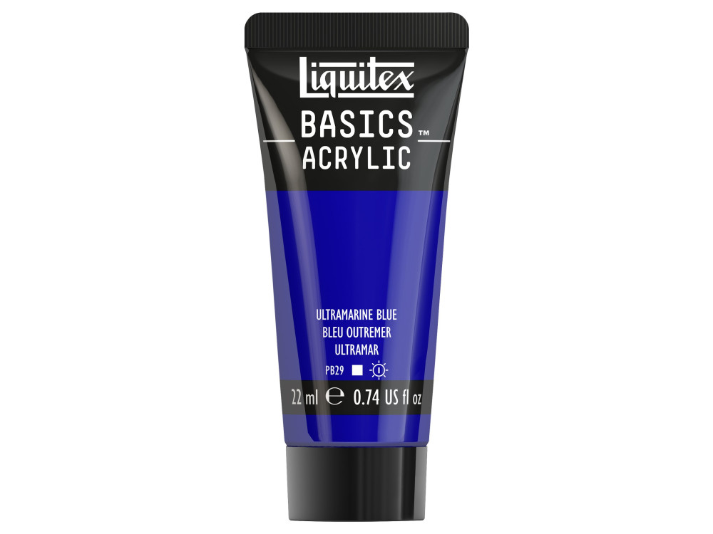 Farba akrylowa Basics Acrylic - Liquitex - 380, Ultramarine Blue, 22 ml