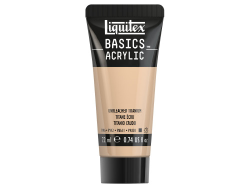 Basics Acrylic paint - Liquitex - 434, Unbleached Titanium, 22 ml