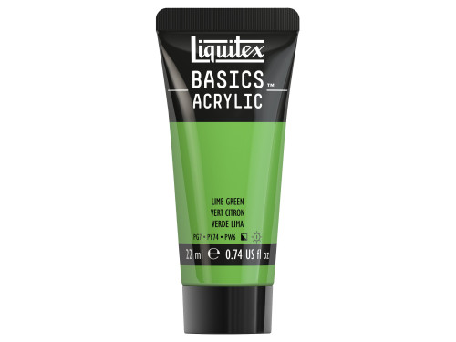 Basics Acrylic paint - Liquitex - 222, Lime Green, 22 ml